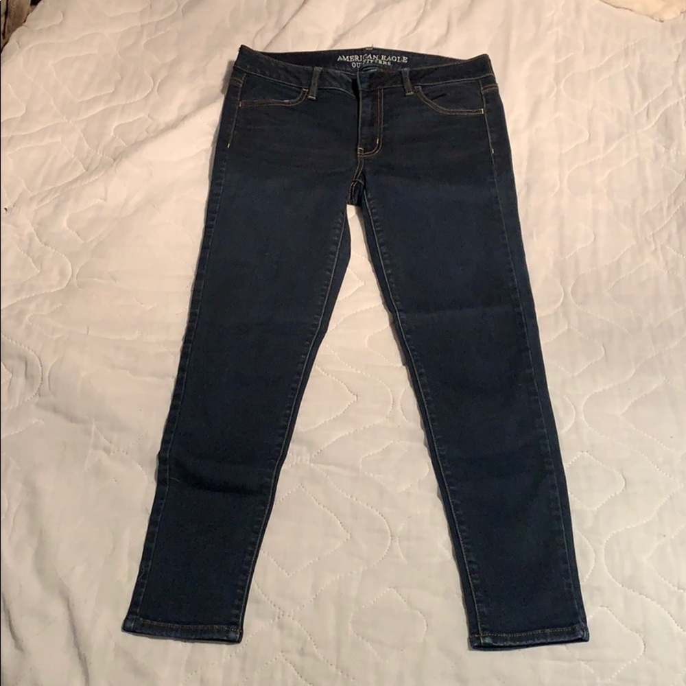 Dark wash jeggings